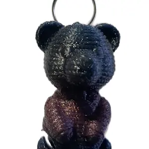 Crochet Bear Keychain