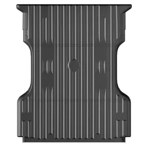 GARVEE Truck Bed Mat for 1999-2016 F-250 F-350 Super Duty 6.75 FT Bed, All Weather TPE Heavy Duty Pickup Super Duty Bed Tray Liner Cargo Mats