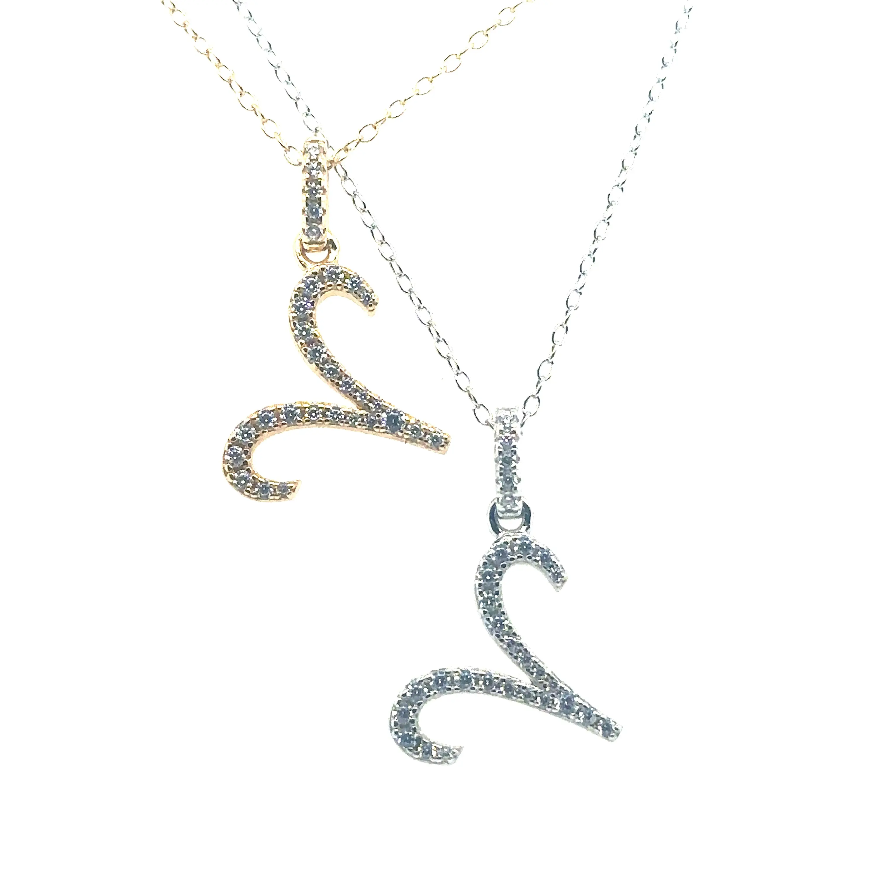Sterling Silver Aries Zodiac Necklace | 18"