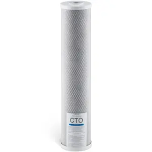 【DealsForYouDays】VEVOR 1 pc 4.5"x4.5"x20" Coconut Shell CTO Carbon Block Whole House Water Filter Replacement Cartridge, Easy Install, 9-12 Months Lifespan, 100,000 gal Capacity, for 3-Stage Whole Home Filtration System, Reduces Chlorine, Bad Taste, Odors