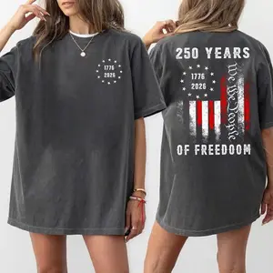 Comfort Colors 4th of July T-shirt, 250 Years America Anniversary, Patriotic Gift, USA Flag Patriotic Tee,  Independence Day Shirt, Celebrate 250th Anniversary Shirt USA Flag Tee 4th of July Shirt Patriotic Gift