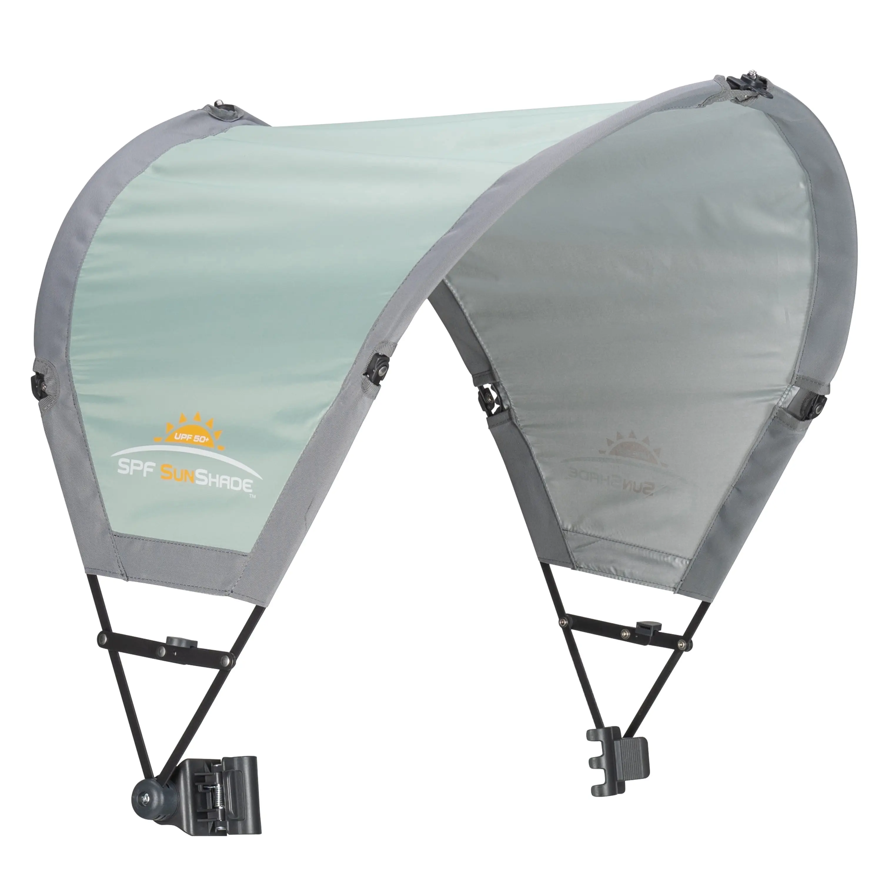 GCI Outdoor SunShade Accessory Universal Adjustable Chair Canopy with UV Protection, Mercury Gray