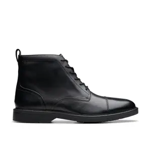 Clarks Mens Aldwin Cap Ankle Boots