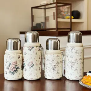 Large Capacity Insulated Water Bottle, Stylish Student Tea Cup, Portable Outdoor Travel Mug, High-Quality Stainless Steel Flask, Vacuum Flask, Thermal Flask, Drinkware