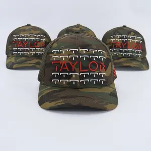 Dice Taylor Green Army Fatigue Trucker Hat