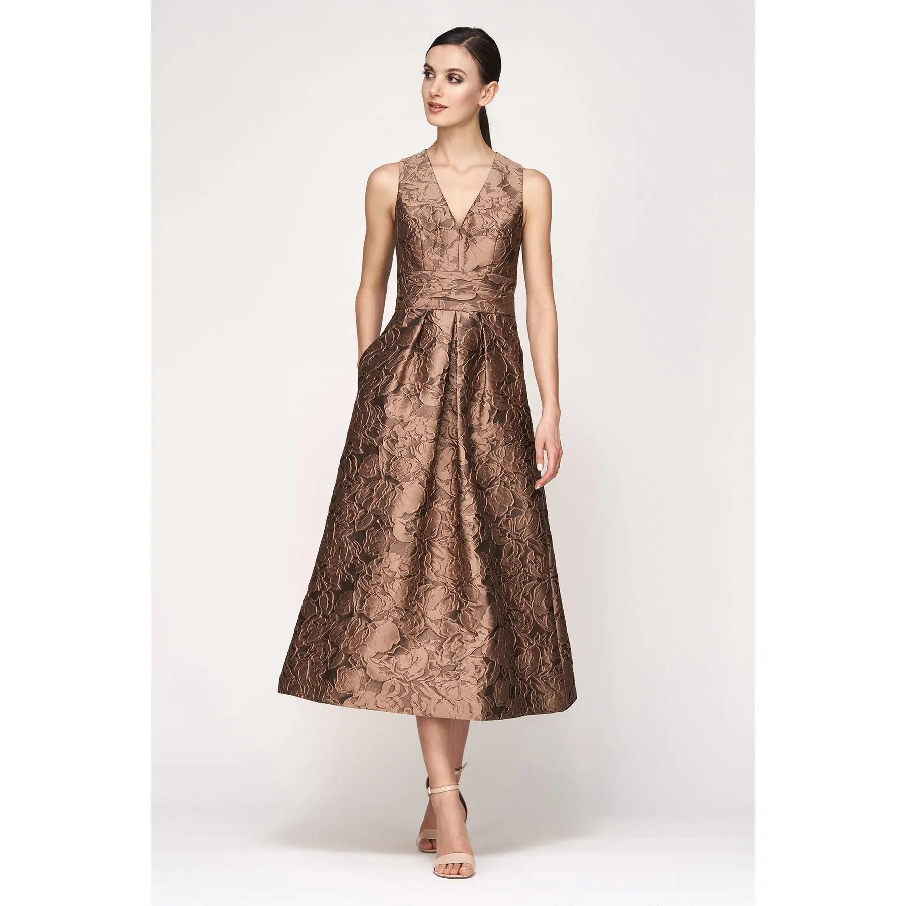Kay Unger "Marcella" Tea Length Dress 55112514