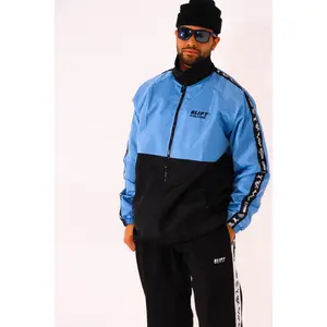 Blue & Black Windbreaker (unisex)