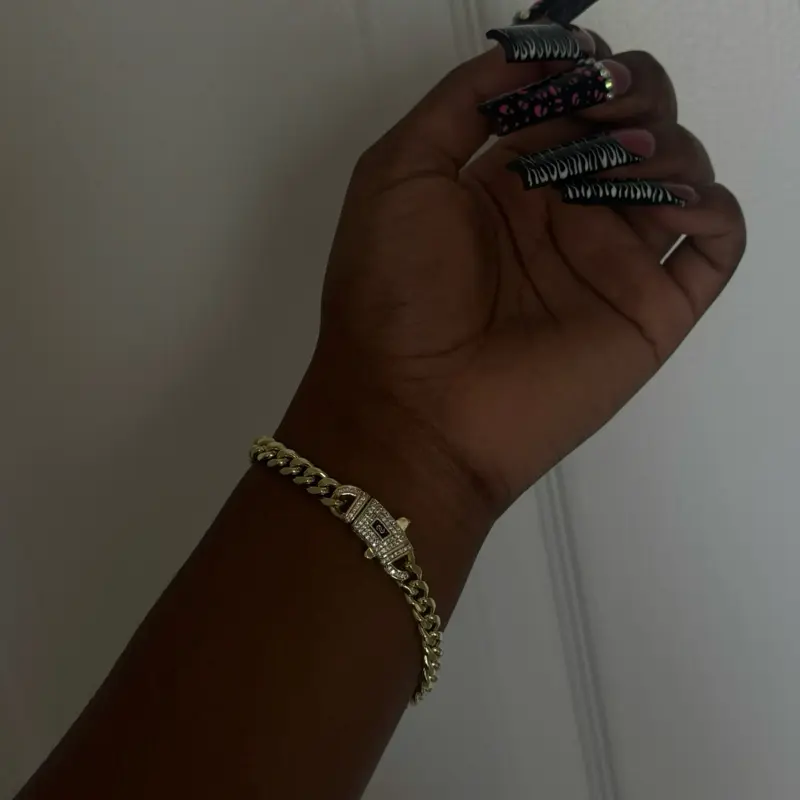 Diamond Lock Bracelet