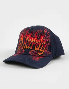 ED HARDY  Mens Denim Flame Snapback Hat