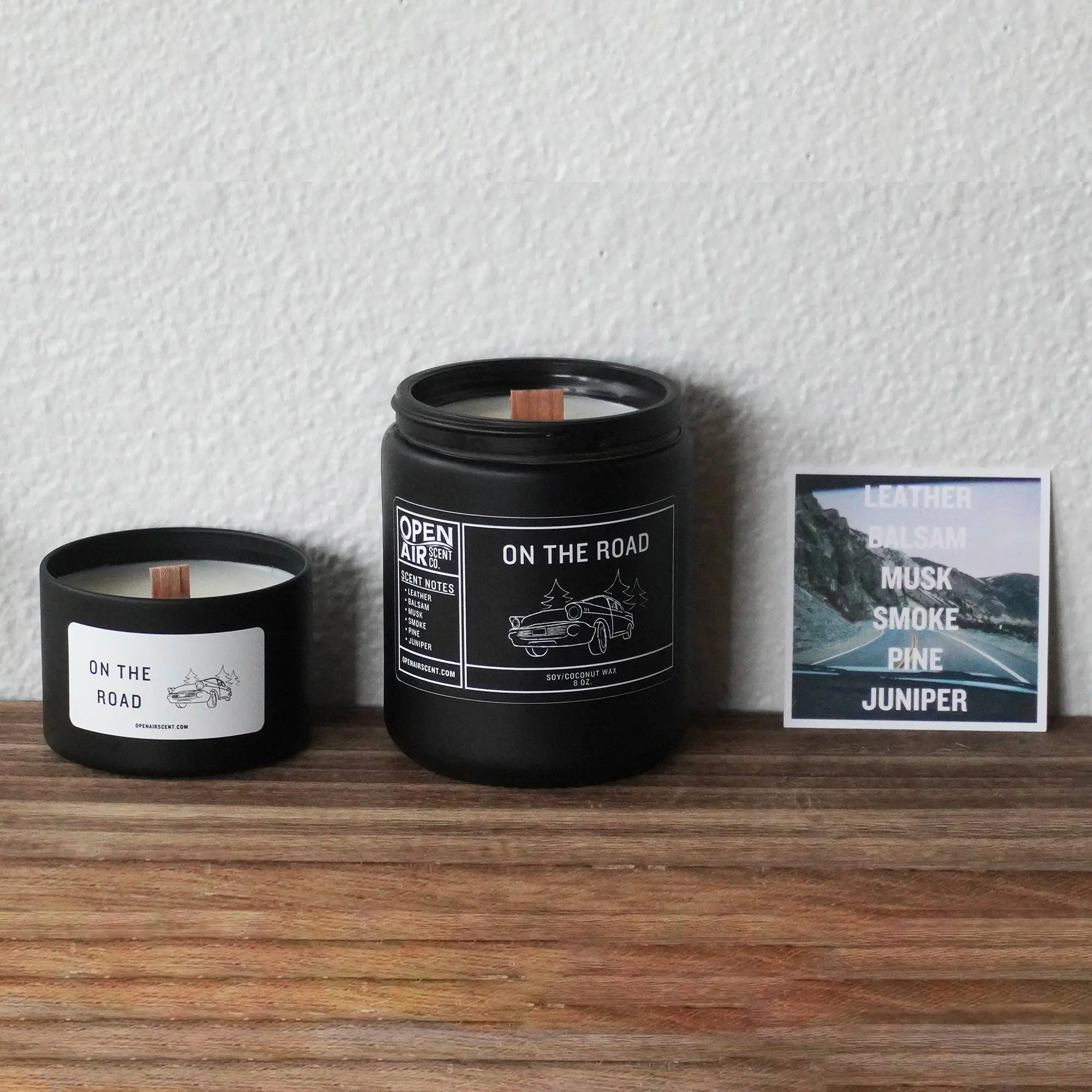 On the Road- Wood Wick Candle On the Road- Wood Wick Candle