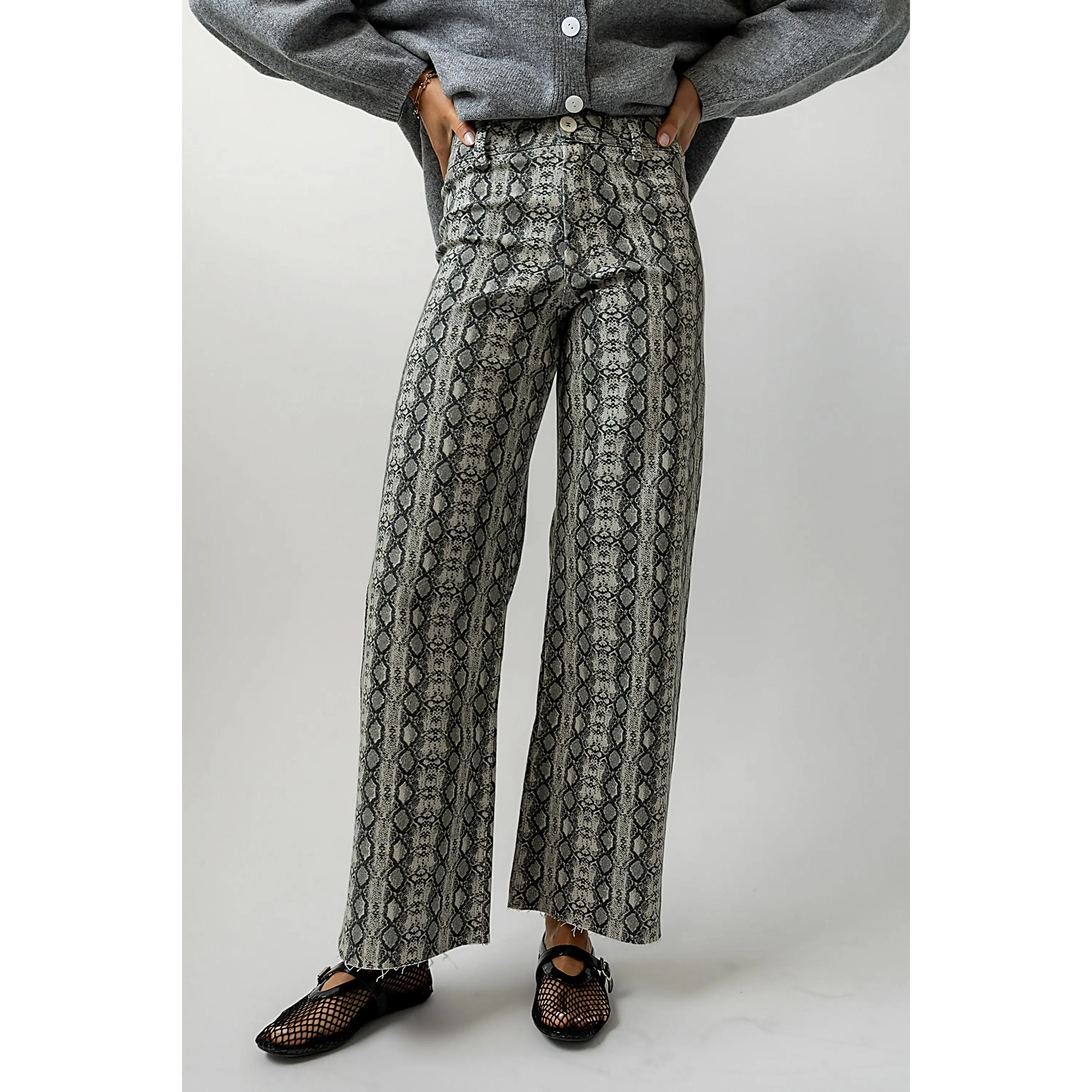 Brynn Snake Print Pants - FINAL SALE