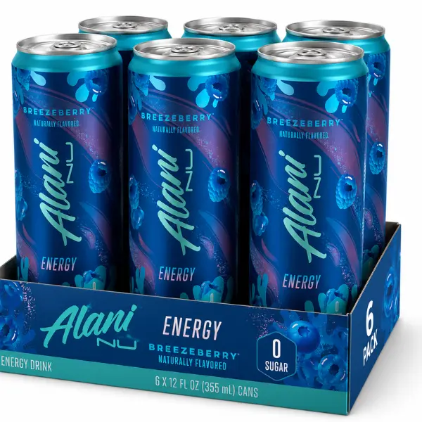 Alani Nu Energy Drink Breezeberry – Refreshing Berry Flavor Energy Beverage