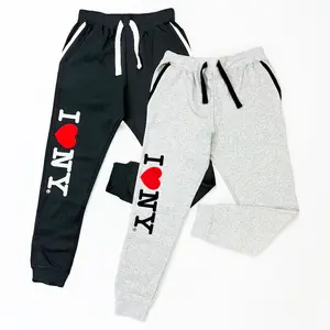 Embroidered I Love NY Sweatpants (2 Colors)[4 Sizes]