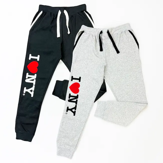 Embroidered I Love NY Sweatpants (2 Colors)[4 Sizes]