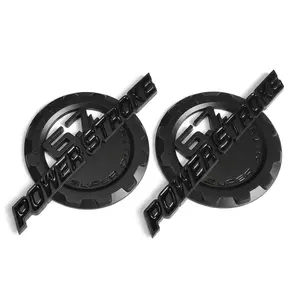 2011-2016 Ford F-250 F-350 Super Duty 6.7L Powerstroke Pickup 3D Raised Emblem Badge Replacement 2-Pack Exterior Upgrade Truck Decals Car Decoration True 3D Raised Emblem Weather-Resistant