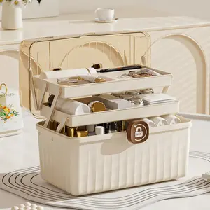 Handheld Multi-Layer Household Medicine Storage Box – Compact Medicine Organizer for Home Use adhd  organization  products