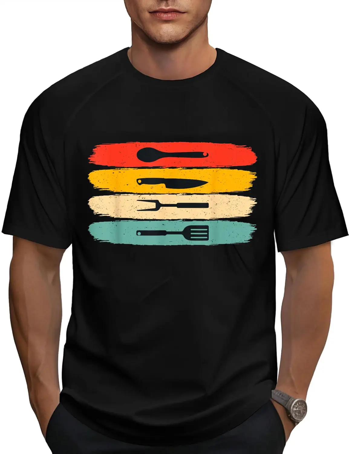 100% Cotton Vintage Cook Cooking Design For Chef Men Women T-Shirt