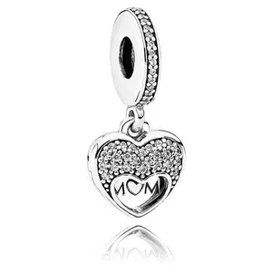 Pandora I Love My Mum Heart Dangle Charm 792071CZ
