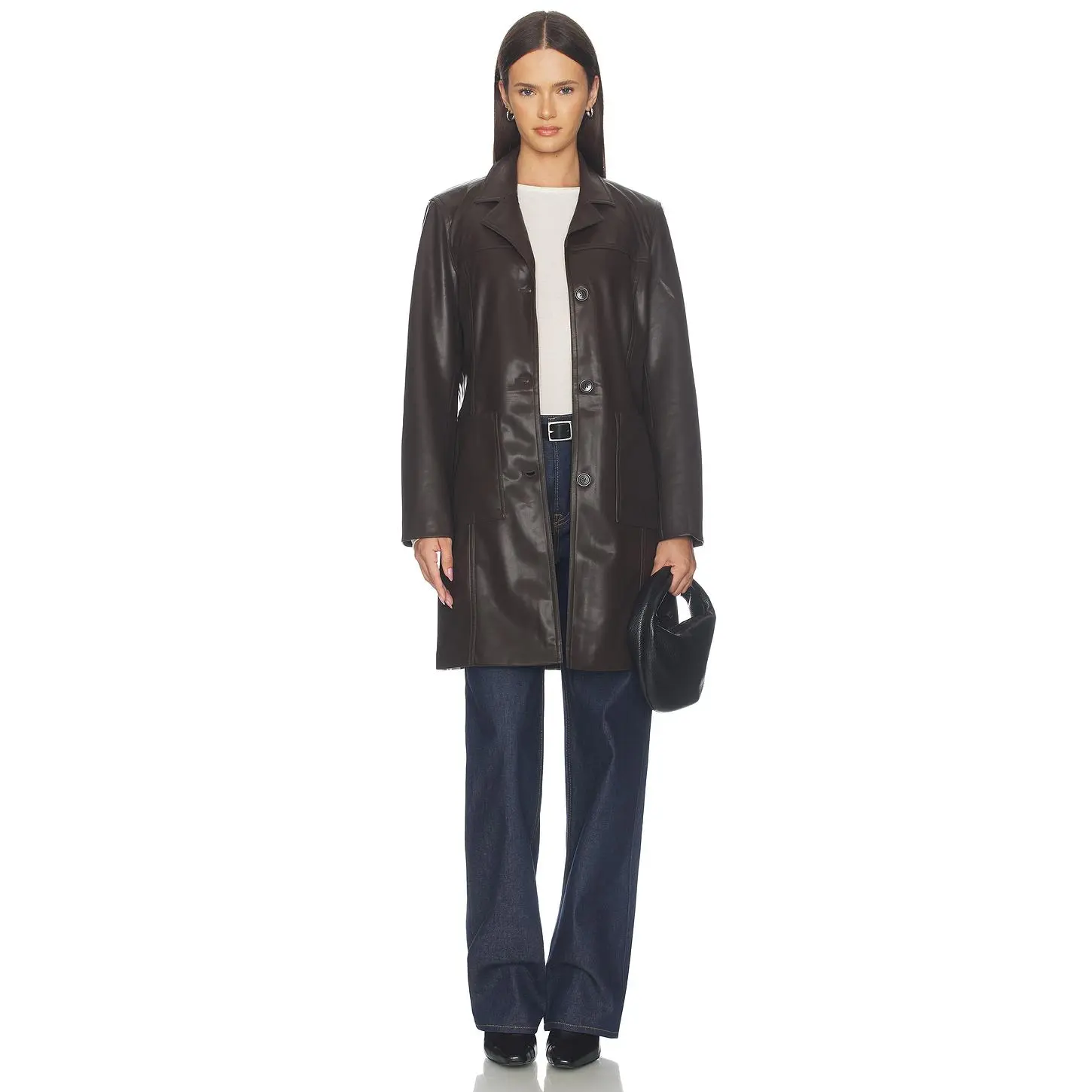 BLANKNYC Faux Leather Jacket in Morning Grind