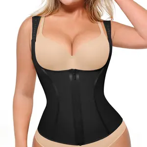 Shapellx AirSlim Steel Bones Core Control Latex Waist Trainer Vest