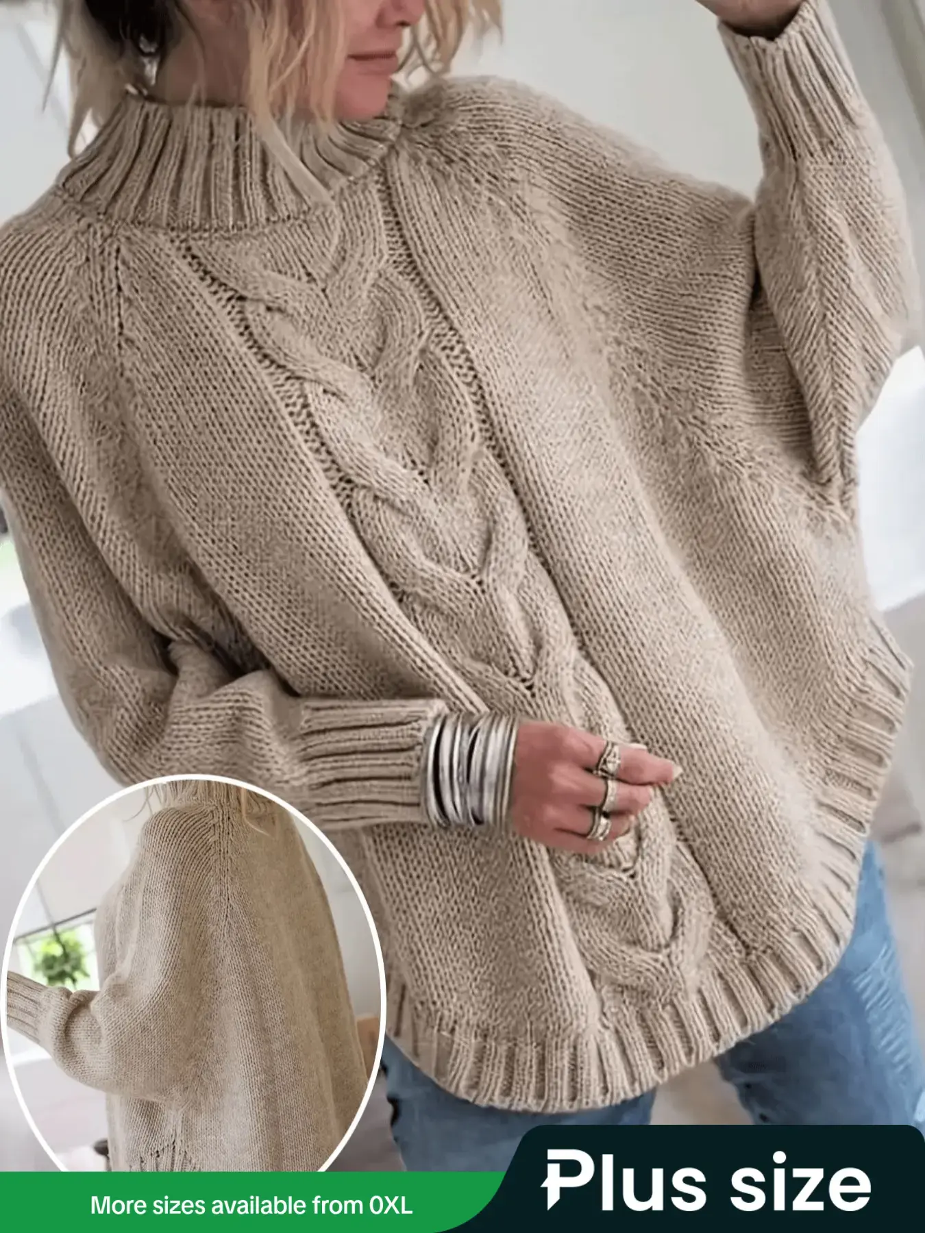 Autumn Winter Women's Casual Long Sleeve Top, Sweater, Elegant Round Neck Design, Perfect for Daily Wear & Seasonal