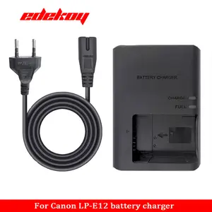 EDEKOY LC-E12 Battery Quick Charger for Canon LP-E12 LC-E12E Battery  PowerShot SX70 HS Kiss X7 Cameras Portable Electronic Accessories Convenience Reliable Lightweight Smartphone