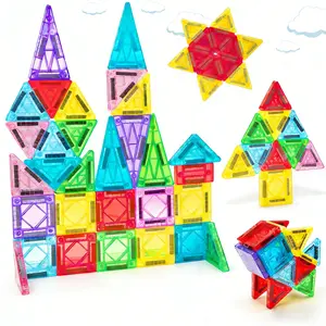 Mini Magnetic Building Blocks Set with Storage Box, Vibrant Colors, Fun Design, Best Educational Toy for Boys and Girls