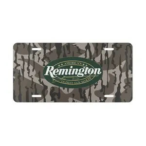 Remington Camo vanity Plate License Plate Vanity Car Tag License Plate Car Accessories