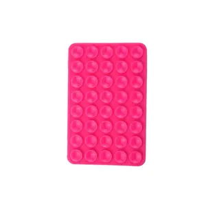 Eco-friendly silicone double-sided phone suction cups, 40 small suction cups, rectangular suction cups, self-adhesive anti-slip waterproof stickers, suitable for glass, ceramics, cars, and more