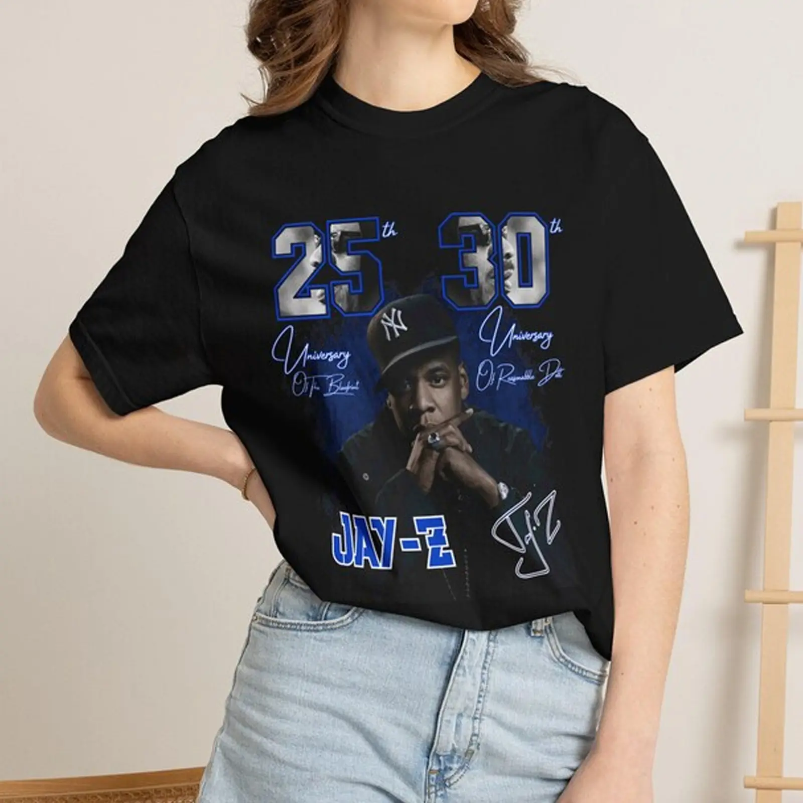 Jay-Z The Blueprint Anniversary Concert Vintage Unisex T Shirt HY5079