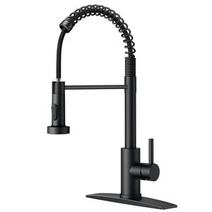FORIOUS Stainless Steel Commercial Kitchen Faucet - Single Handle Pull Down/Pull Out Sprayer Faucet, Water-Saving Kitchen Tap for Farmhouse Sink, Pot Filling, Pull Out Faucet
