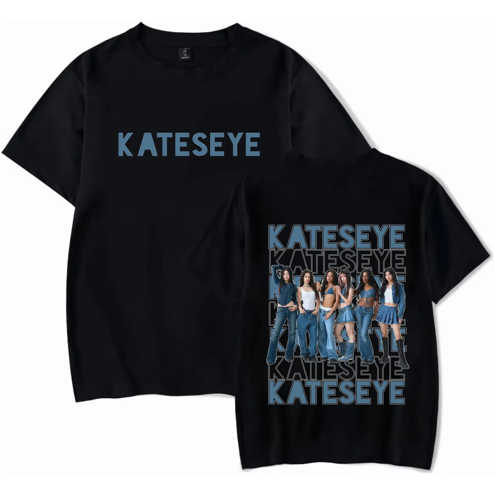 KATSEYE Graphic Tee for EYEKONS – DTG Print Unisex Oversized T-Shirt, Juneteenth & July 4th Concert Festival Outfit for Summer 2026, Birthday Gift for Kpop Fans