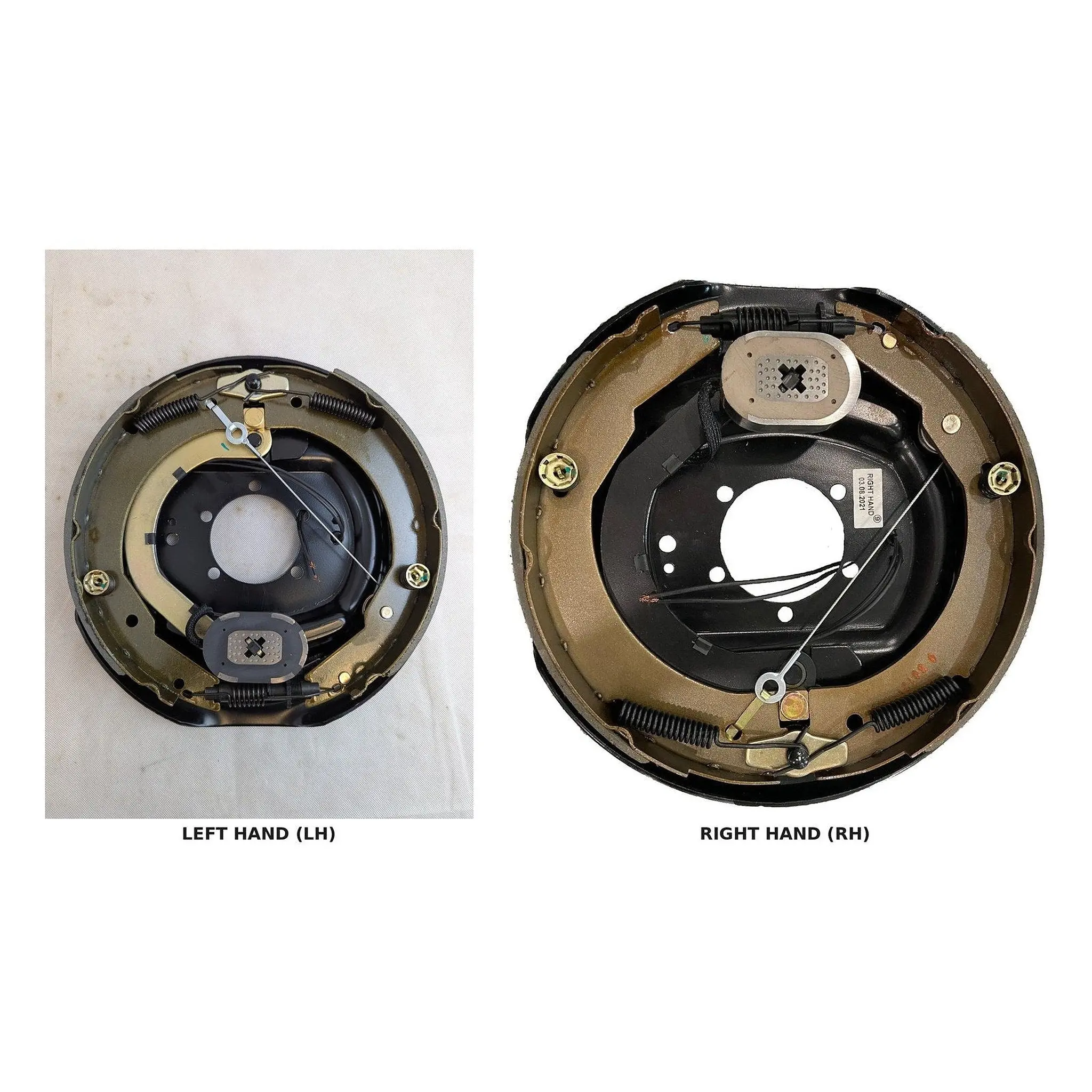 TRP 12" x 2" Self-Adjusting Electric Trailer Brake — BK-12E-01SA (LH) / BK-12E-02SA (RH) | 7,000 lb Axles | Lippert & Dexter Compatible