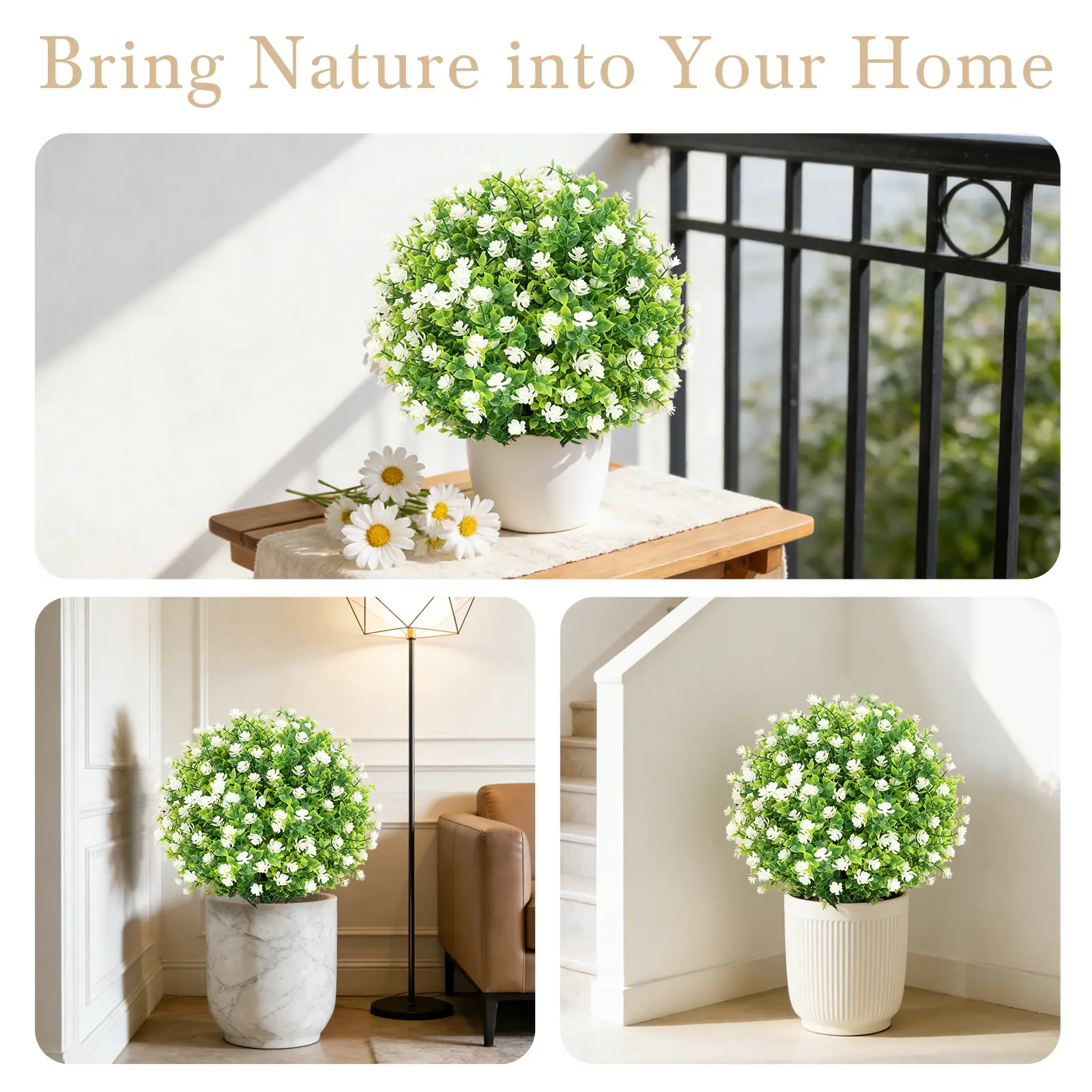 1pc Artificial Camellia Flower Bouquet, Outdoor Garden Decorative Plant Arrangement, Faux Floral Centerpiece for Landscaping, Waterproof Floor Standing Flower Decoration