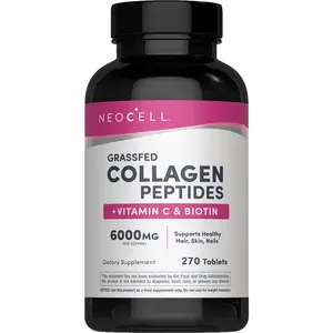 NeoCell Collagen Tablets – Supports Healthy Hair, Skin, & Nails – With Vitamin C & Biotin – 6000mg – Grassfed – 270 Tablets