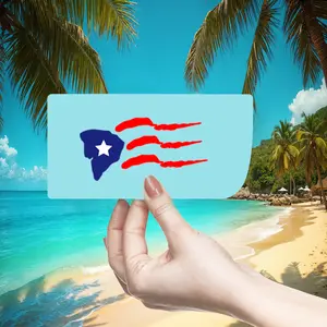 Sticker de Vinilo Permanente Bandera de Puerto Rico – Patriótico y Duradero (6x3” / 8x4”)