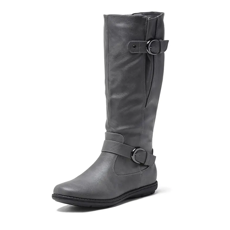 Dream Pairs Women's Fur-Lined Knee-High Winter Platform Boots, Rubber-Soled Women's Footwear Shoe