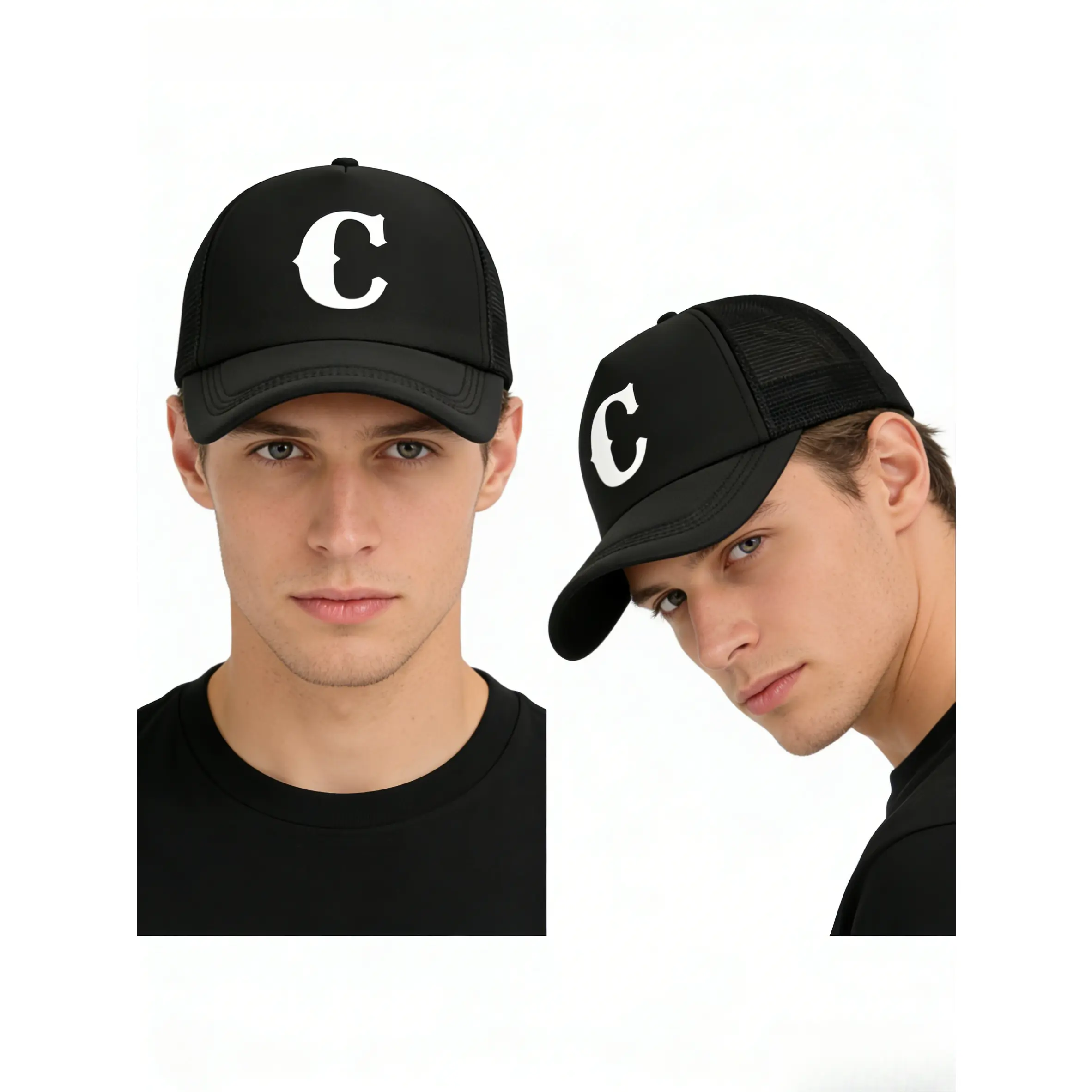 Unisex Light Halo Gray Embroidered 100%Polyester Adjustable Classic Baseball Cap HALO Cap main image 2