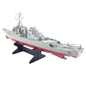 Missile Ship Model Static Finished Warship Model Warship Destroyer Ornaments Military Plastic Model