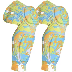 【Live Promotions】Padded Knee Calf Pads Compression Leg Sleeve Thigh Protector Gear Shin Brace for Football Basketball Volleyball Soccer Baseball for Adult (1 Pair)