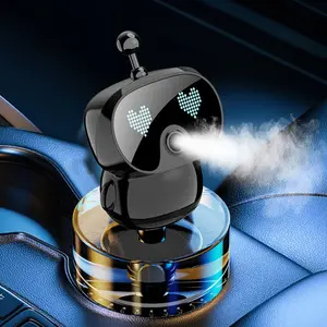 car freshener scent Multifunction Car Humidifier Diffuser Auto Spray Aromatherapy Smart Car Aromatherapy for Remove Odors Fragrance Machine for Home cool accesories document  holder carbon  fiber starry sky projection dark grey neutralizes odor Chauffeur