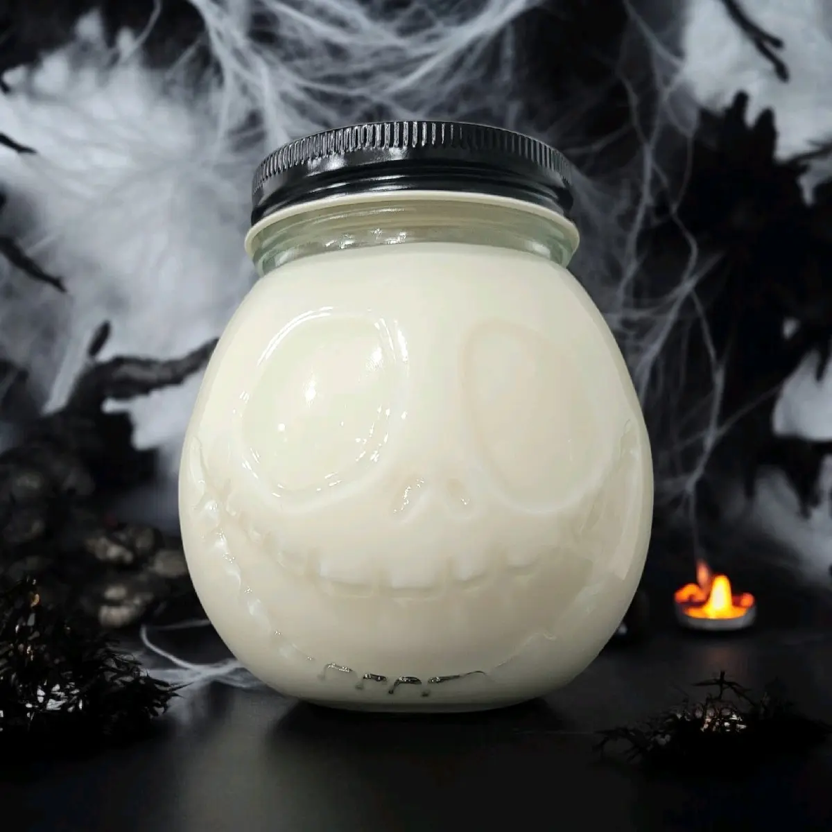 Jack O'Lantern Skeleton Soy pumpkin candle Decor favorite candles