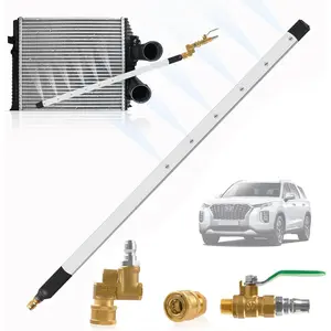 39 Inch Portable Radiator Cleaning Wand with Air Pipe Quick Connector, 4500 PSI High  Radiator Cleaning Tool, Stainless Steel Radiator Flush Water  Cleaner for Household   SUV RV