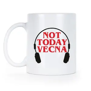 Not Today Vecna Mug, Steve Harrington Eddie Munson Max Mayfield Mug, Funny Fan Gift
