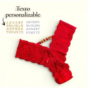 Lencería Personalizada. Tanga Personalizable. Personalized thongs