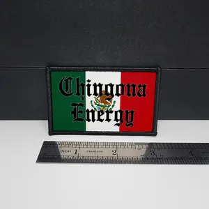 Chingona Energy Morale Patch Custom Tactical Mexico Patch 2x3 inch