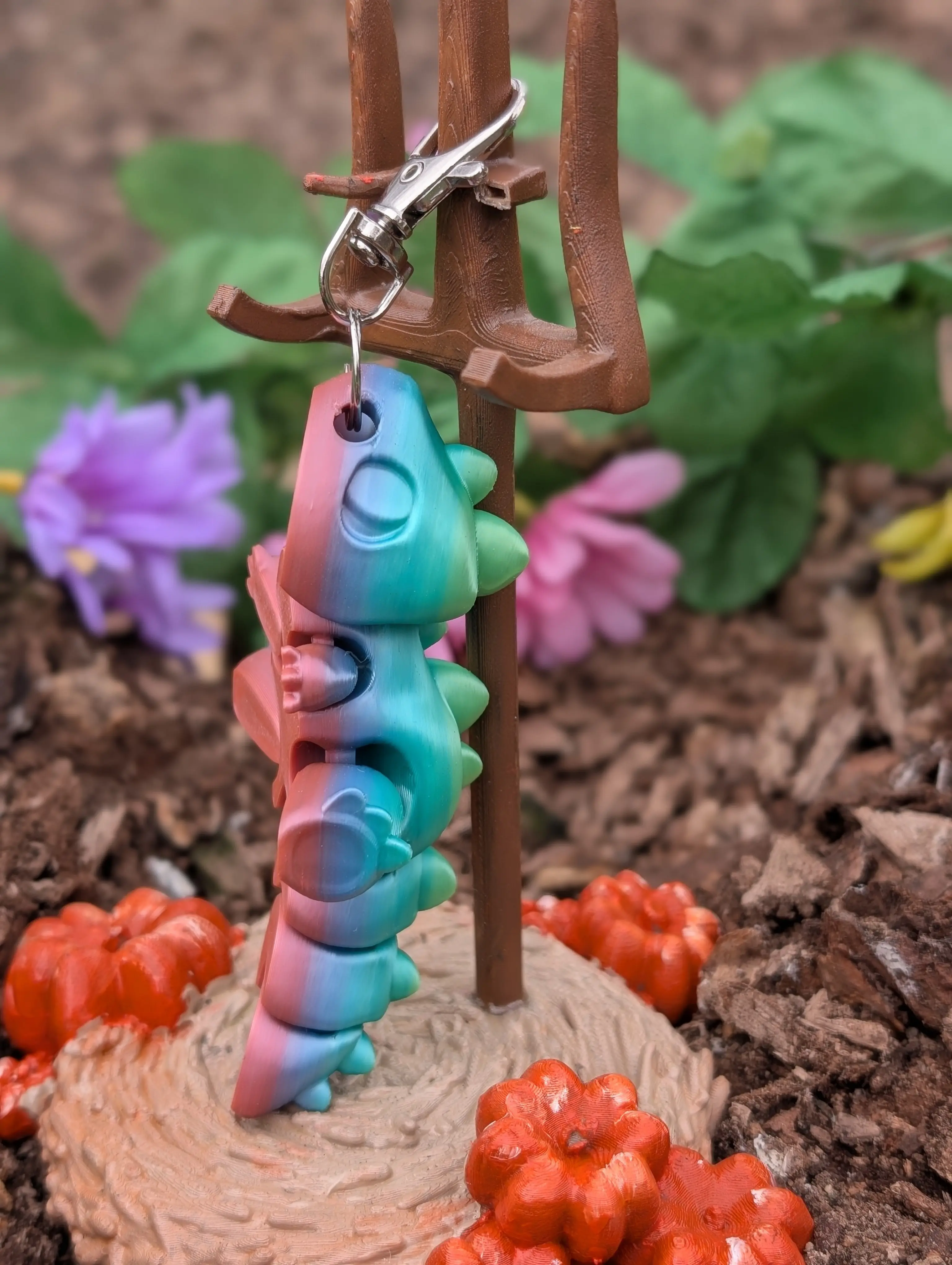 Twisty Prints 3D Printed Keychains - Various Colors & Creatures, Made ...