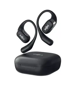 SHOKZ OpenFit - Open-Ear Wireless Bluetooth Headphones with Microphone, Sweat Resistant, Fast Charging,28HRS Playtime,Compatible with iPhone & Android