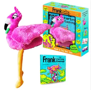 Frank the Farting Flamingo Interactive Toy Book Gift Box Set - Includes Interactive Plush, Hardcover Book, Collectible Poster & More - Perfect Gift for Ages 3+