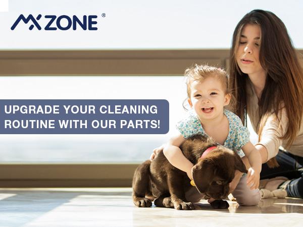 Scrubber Mop Head for O Cedar RinseClean 2 Tank System, Spin Mop Scrub Brush Head Replacement, Hard Bristle Bathroom Cleaning Brush, Tub Scrubber